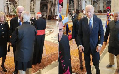 ছবিতে পোপের শেষকৃত্যানুষ্ঠানে বিশ্বনেতাদের সঙ্গে ড. ইউনূস