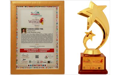 তাসনুভা আহমেদ টিনা পেলেন ‘গ্লোবাল উইমেন লিডারস’ খেতাব