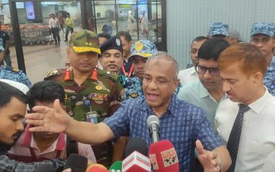 বিমানবন্দরের কার্গো ভিলেজ এলাকায় আগুনের ঘটনা তদন্তে আসছে ৪ দেশের বিশেষজ্ঞ টিম : স্বরাষ্ট্র উপদেষ্টা