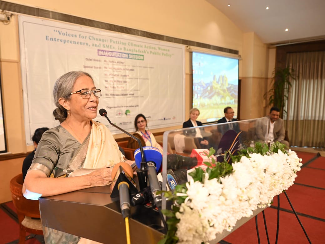 জলবায়ু ঝুঁকি মোকাবিলায় নারী উদ্যোক্তাদের জন্য অতিরিক্ত অর্থায়ন প্রয়োজন-মৎস্য ও প্রাণিসম্পদ উপদেষ্টা