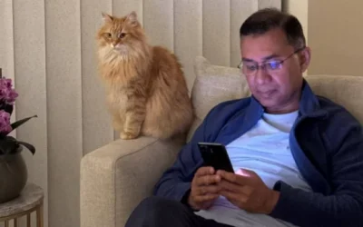 তারেক রহমানের সাথে দেশে ফিরছে পোষা বিড়াল ‘জেবু’